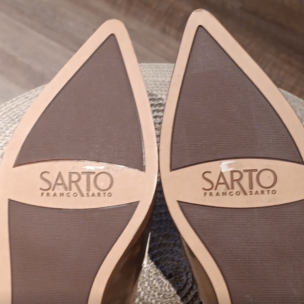 FRANCO SARTO MULES metallic gold copper - Picture 5 of 8
